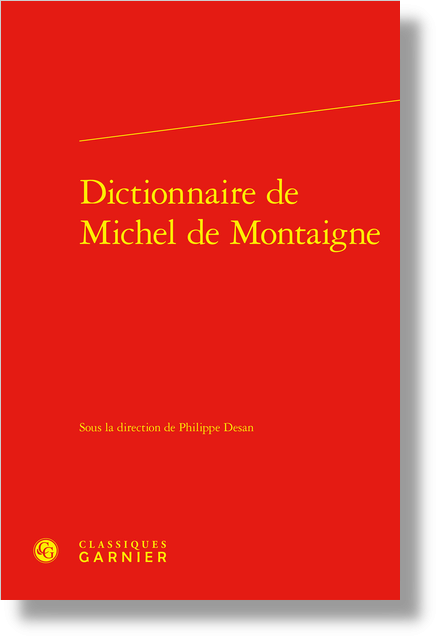 Dictionnaire De Michel De Montaigne