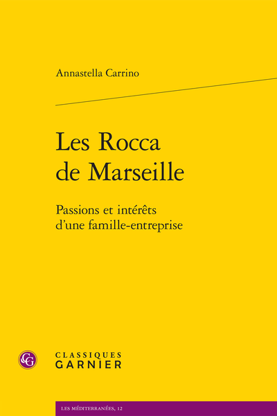 Les Rocca de Marseille. Passions et intérêts d’une famille-entreprise - Index des noms