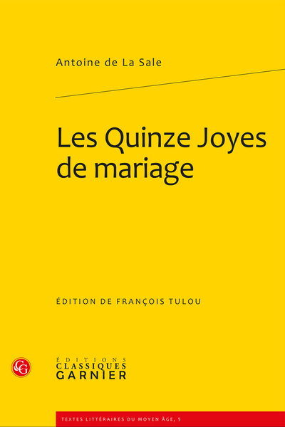Les Quinze Joyes de mariage - Prologue