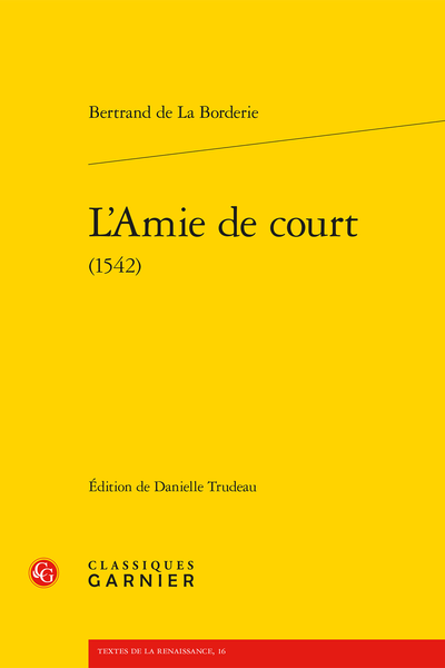 L’Amie de court (1542) - Glossaire