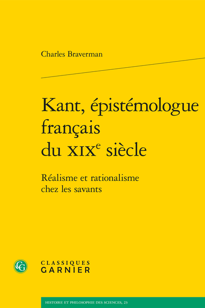 Kant, épistémologue français du XIXe siècle. Réalisme et rationalisme chez les savants - Index nominum