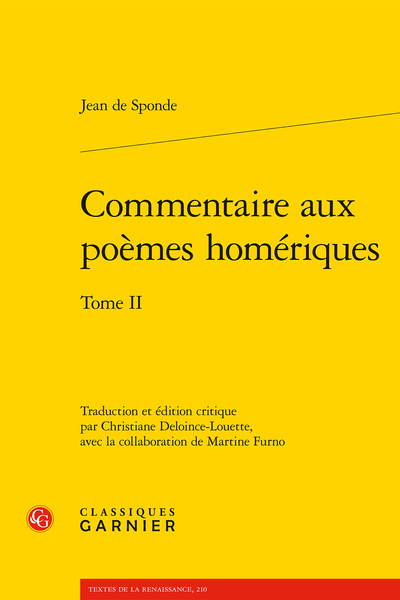 Commentaire aux poèmes homériques. Tome II - [Commentaire à l'Iliade] [Liber XX] / Livre XX