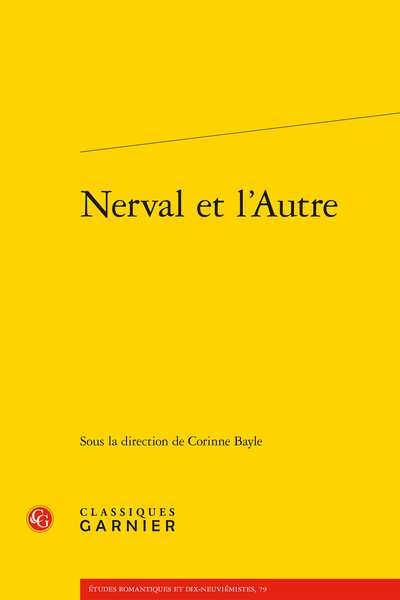 Nerval et l’Autre - Nerval et Senancour, « ­rêveur[s] en prose »