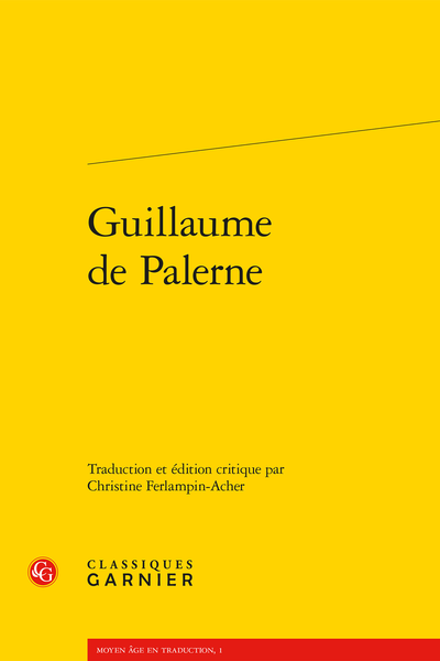 Guillaume de Palerne - Bibliographie