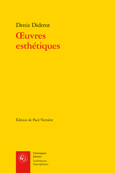 Diderot (Denis) - Œuvres esthétiques - Hubert Robert