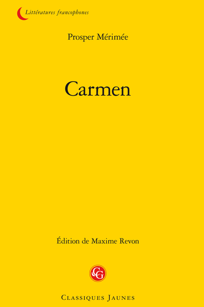 Carmen - Table des matières