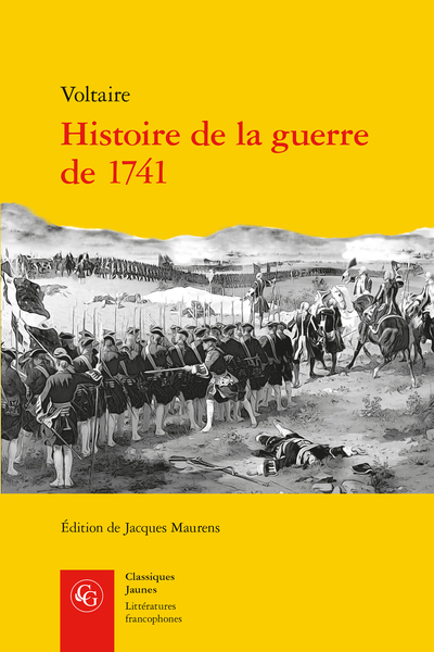 Histoire de la guerre de 1741 - Table des matières