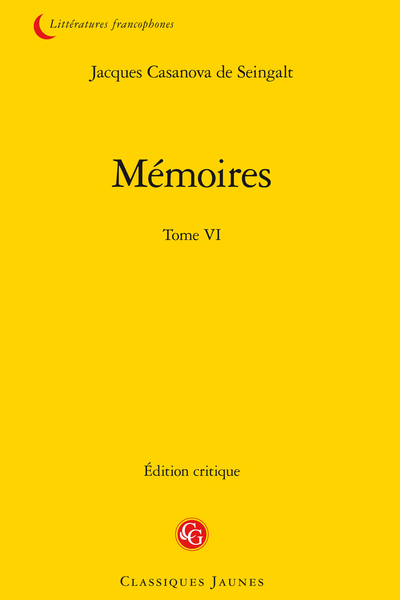 Mémoires. Tome VI