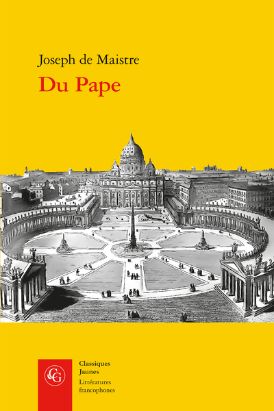 Du Pape - [Livre troisième]