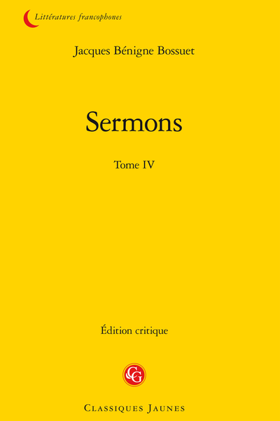 Sermons. Tome IV - Table des matières