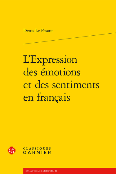 L’Expression des émotions et des sentiments en français