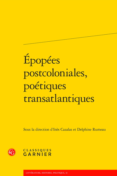 Épopées postcoloniales, poétiques transatlantiques - Introduction