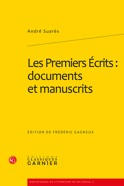 Les Premiers Écrits : documents et manuscrits - [Les projets dramatiques] Présentation