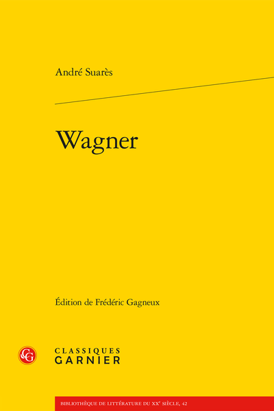 Wagner - Index des écrits théoriques de Wagner