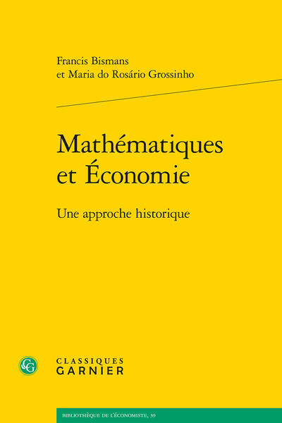 Mathématiques et Économie. Une approche historique - Table des matières