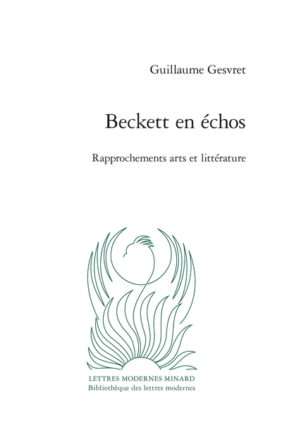 Beckett en échos. Rapprochements arts et littérature - Bibliographie