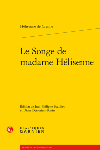 Le Songe de madame Hélisenne - Index des noms du Songe