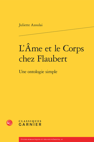 L’Âme et le Corps chez Flaubert. Une ontologie simple - Abréviations