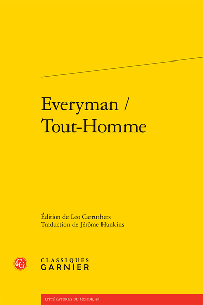 Everyman / Tout-Homme - Glossaire anglais