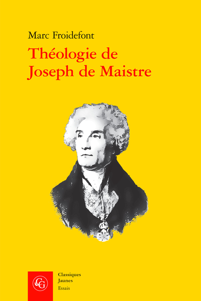 Théologie de Joseph de Maistre - Avertissement
