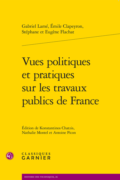 Vues politiques et pratiques sur les travaux publics de France - Index des personnalités