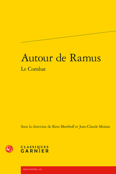 Autour de Ramus Le Combat - The Dispute between Ramus and Turnebus on Cicero's Orations on the Agrarian Law