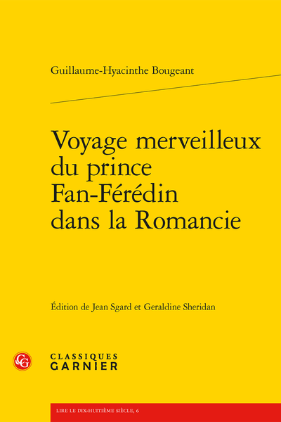 Voyage merveilleux du prince Fan-Férédin dans la Romancie Contenant plusieurs observations historiques, géographiques, physiques, critiques et morales - Préface