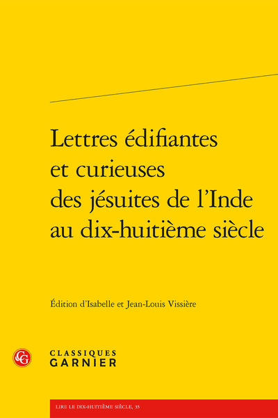 Lettres édifiantes et curieuses des jésuites de l'Inde au dix-huitième siècle - La société