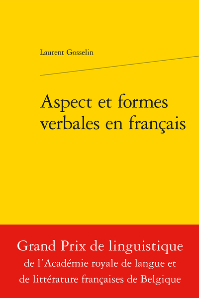 Aspect et formes verbales en français