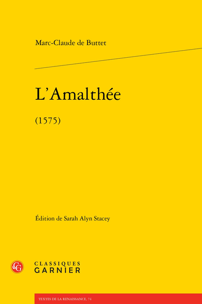 L’Amalthée. (1575) - Incipit