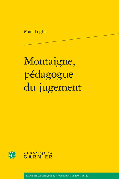 Montaigne, pédagogue du jugement - Index nominum