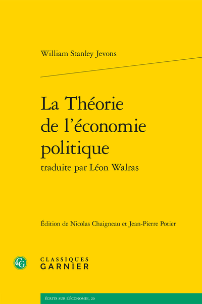 La Théorie de l’économie politique traduite par Léon Walras - Index thématique