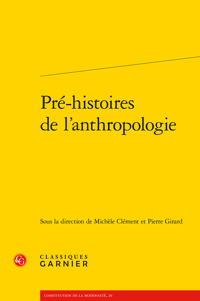 Pré-histoires de l’anthropologie - L’anthropologie du Theophrastus redivivus