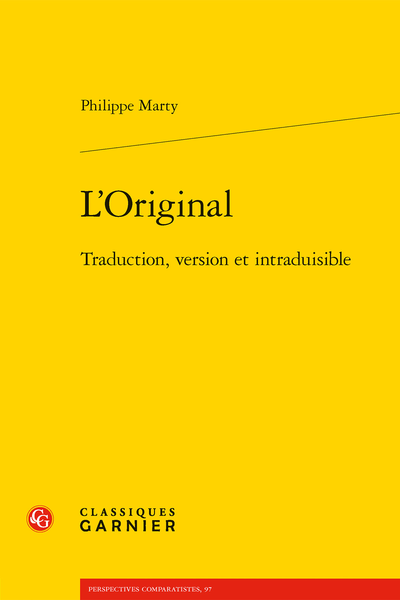 L’Original. Traduction, version et intraduisible - For (Paradigme)