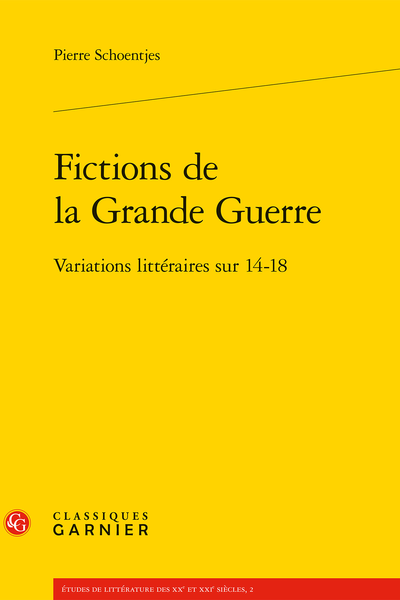 Fictions de la Grande Guerre. Variations littéraires sur 14-18 - 12. Bibliographie