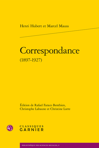 Correspondance (1897-1927) - Avertissement