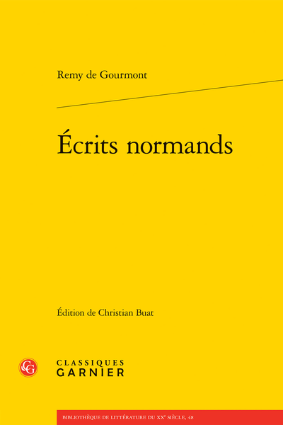 Écrits normands - Table des matières