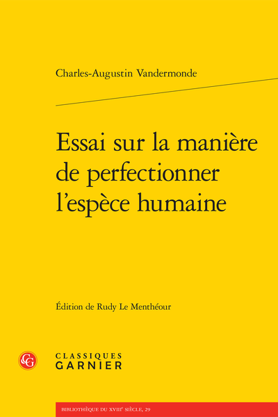 Essai sur la manière de perfectionner l’espèce humaine - Index nominum