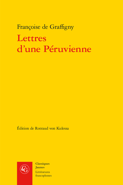 Lettres d’une Péruvienne - Annexe I