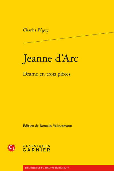Jeanne d’Arc. Drame en trois pièces - [Dédicace]