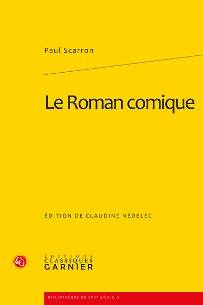 Le Roman comique - Variantes de la première partie (1655)