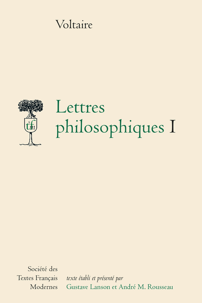 Lettres philosophiques I - Table des matières du tome premier